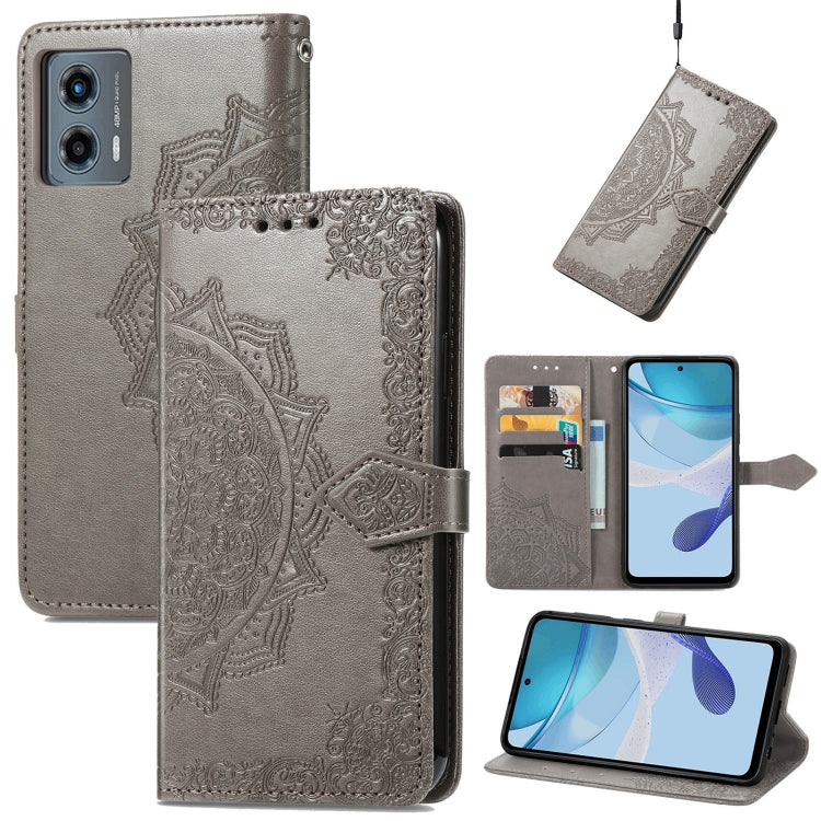 For Motorola Moto G 5G 2023 Mandala Flower Embossed Leather Phone Case