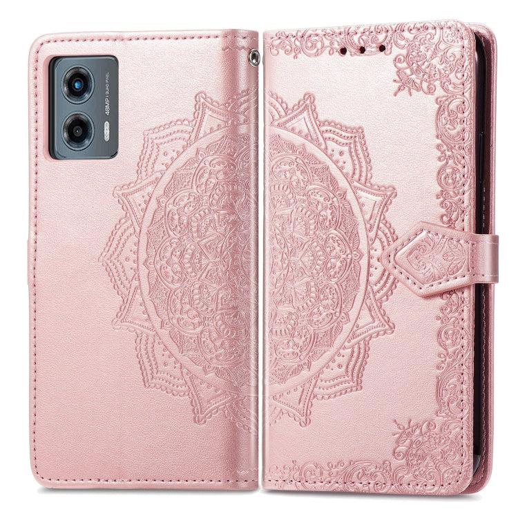 For Motorola Moto G 5G 2023 Mandala Flower Embossed Leather Phone Case