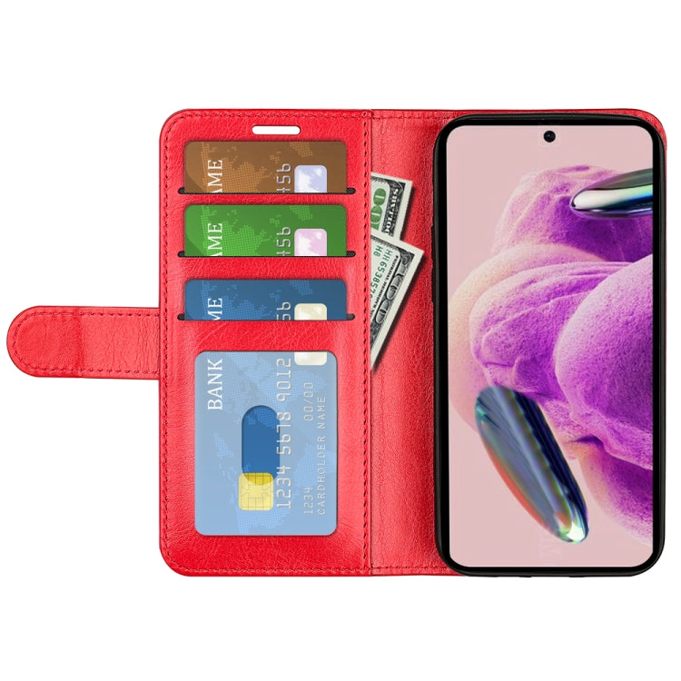 For Redmi Note 12S R64 Texture Horizontal Flip Leather Phone Case