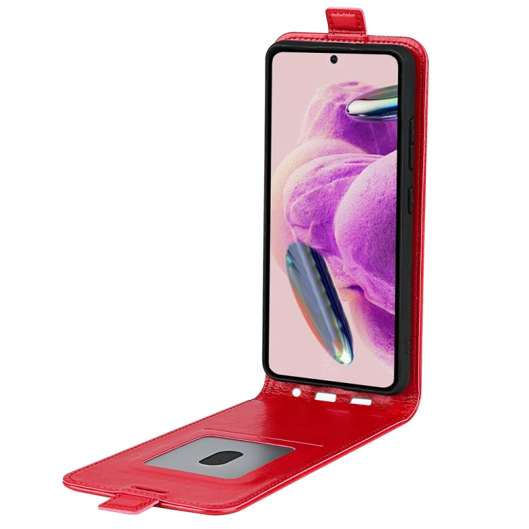 For Redmi Note 12S R64 Texture Single Vertical Flip Leather Phone Case