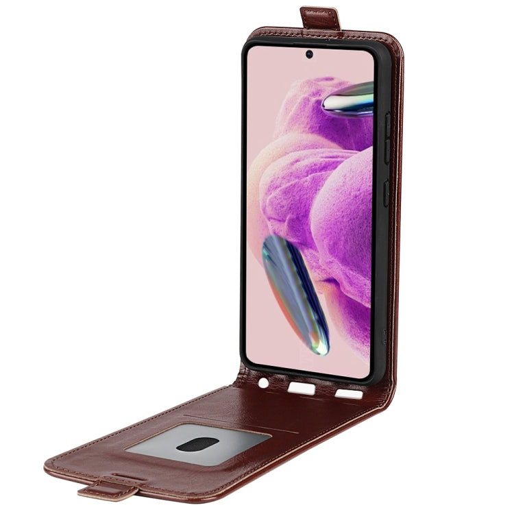 For Redmi Note 12S R64 Texture Single Vertical Flip Leather Phone Case