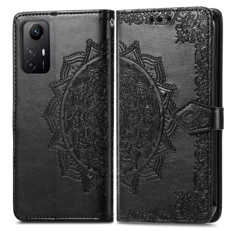For Xiaomi Redmi Note 12S Mandala Flower Embossed Leather Phone Case