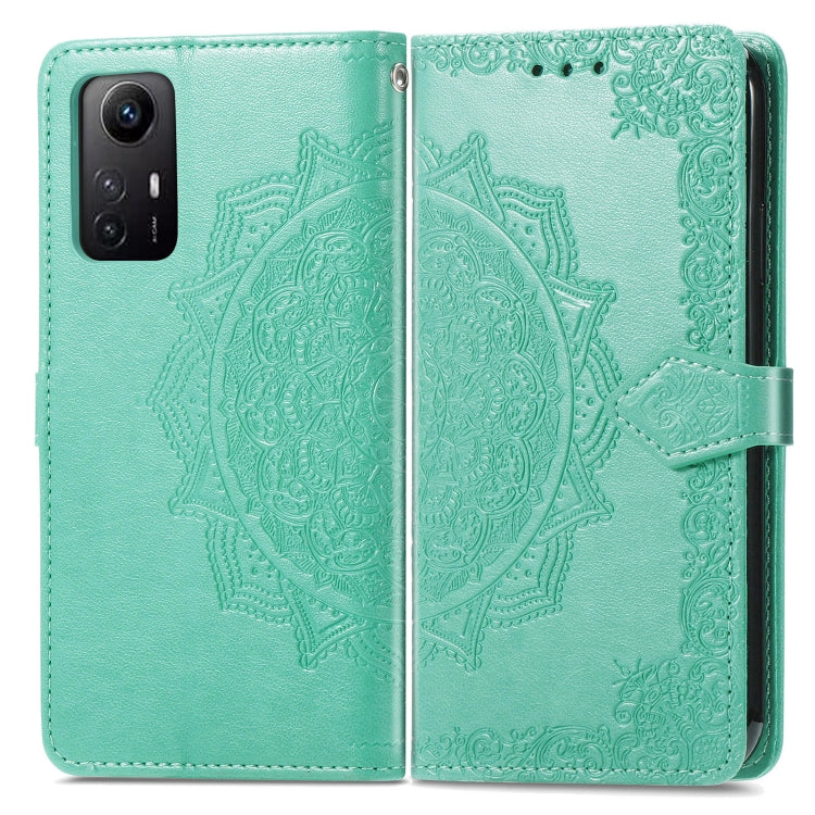 For Xiaomi Redmi Note 12S Mandala Flower Embossed Leather Phone Case