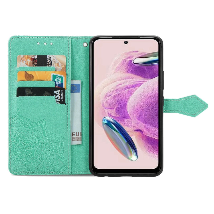 For Xiaomi Redmi Note 12S Mandala Flower Embossed Leather Phone Case