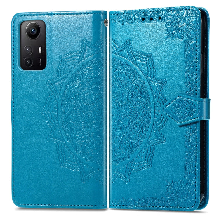 For Xiaomi Redmi Note 12S Mandala Flower Embossed Leather Phone Case