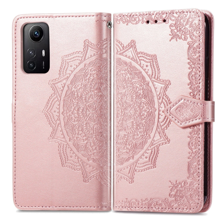 For Xiaomi Redmi Note 12S Mandala Flower Embossed Leather Phone Case