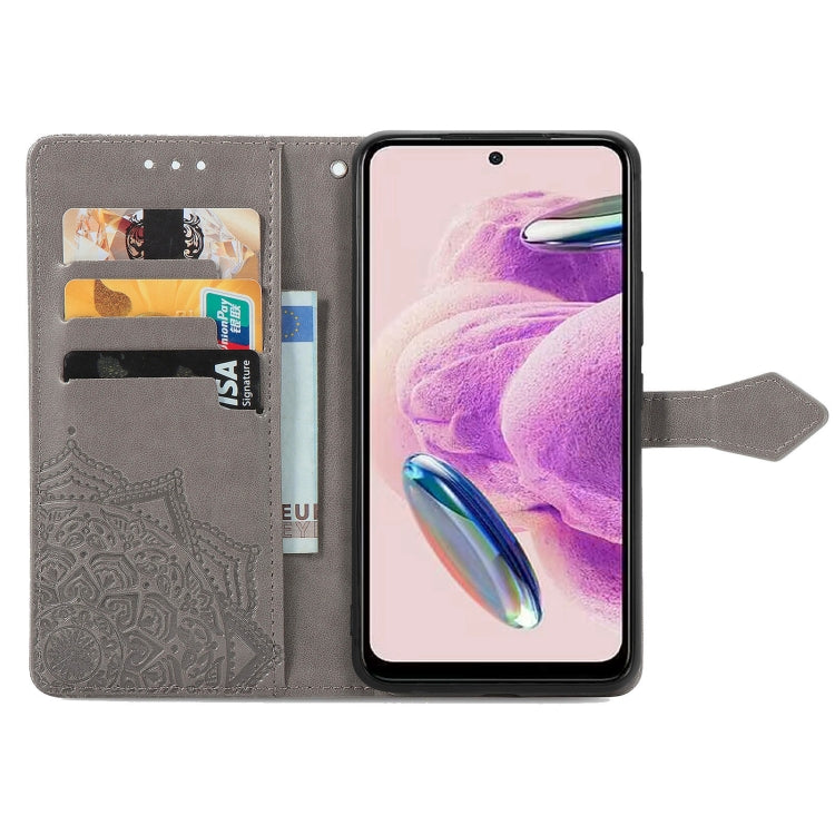 For Xiaomi Redmi Note 12S Mandala Flower Embossed Leather Phone Case