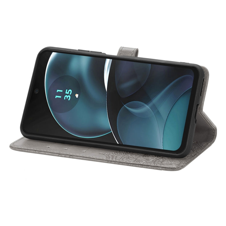 For Motorola Moto G14 Mandala Flower Embossed Leather Phone Case