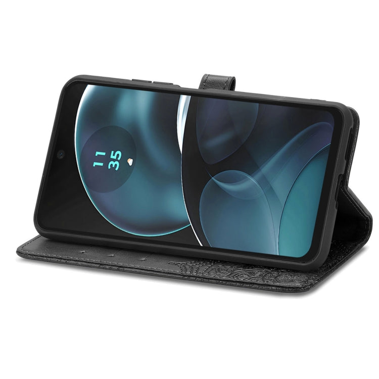 For Motorola Moto G14 Mandala Flower Embossed Leather Phone Case