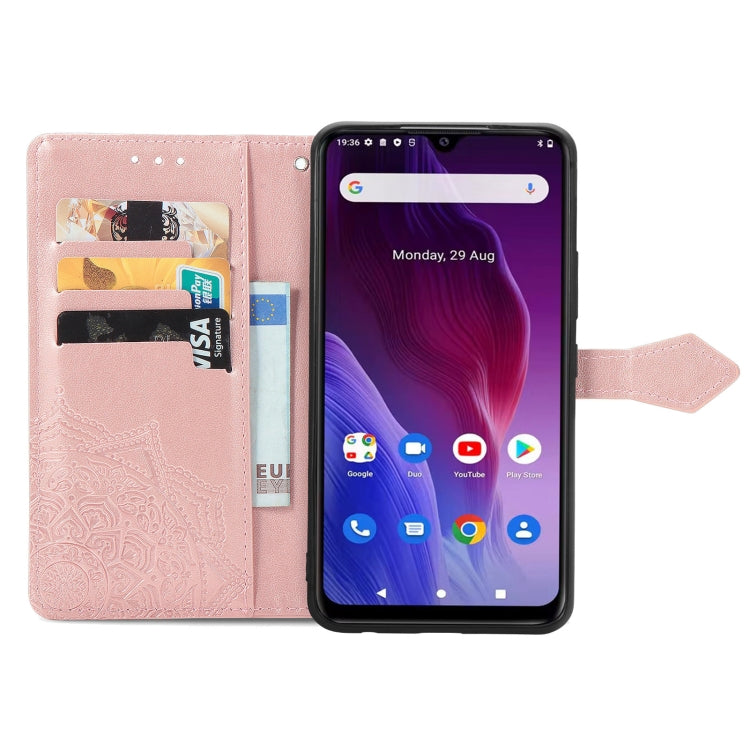 For Cubot P60 Mandala Flower Embossed Leather Phone Case