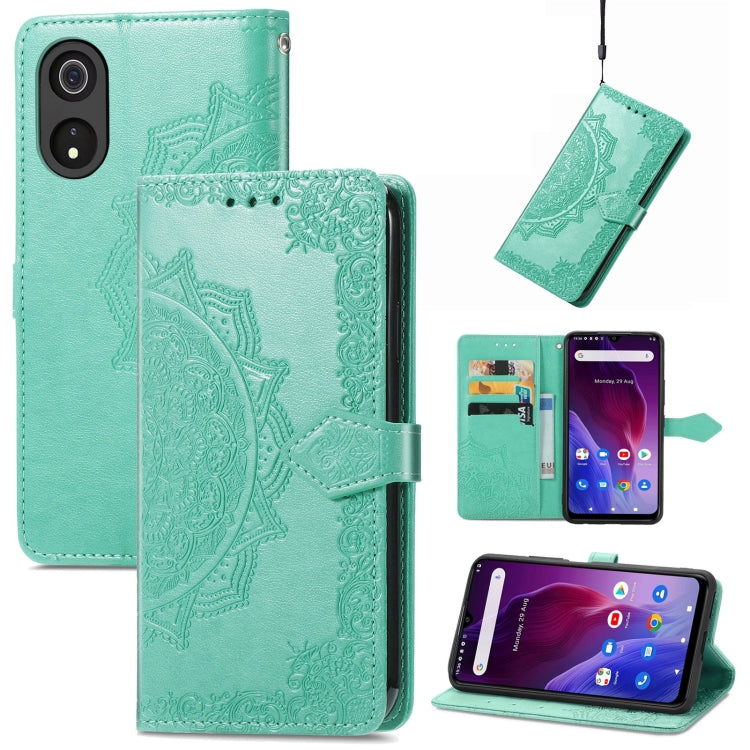 For Cubot P60 Mandala Flower Embossed Leather Phone Case