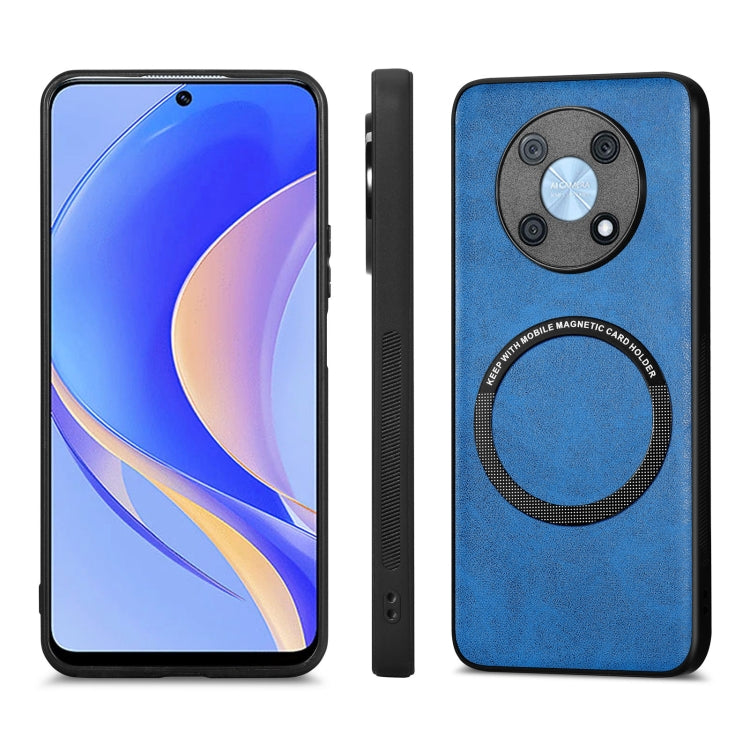 For Huawei Nova Y90 Solid Color Leather Skin Back Cover Phone Case