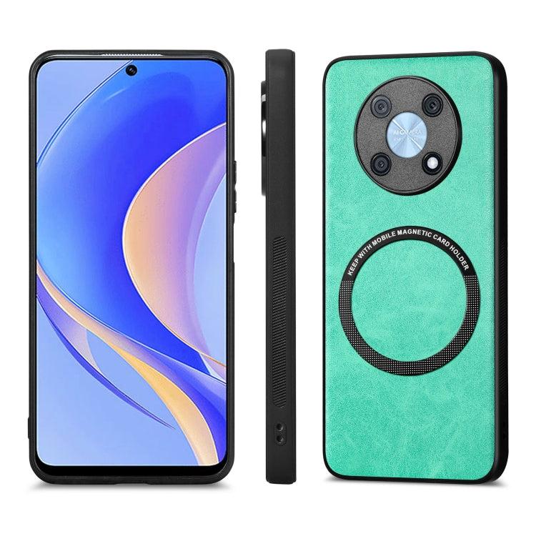 For Huawei Nova Y90 Solid Color Leather Skin Back Cover Phone Case