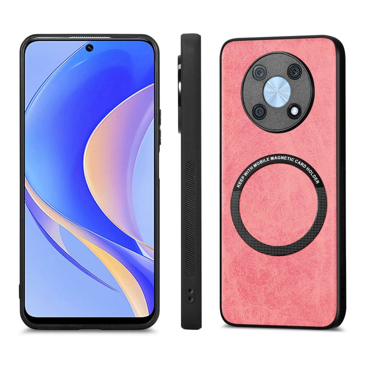 For Huawei Nova Y90 Solid Color Leather Skin Back Cover Phone Case