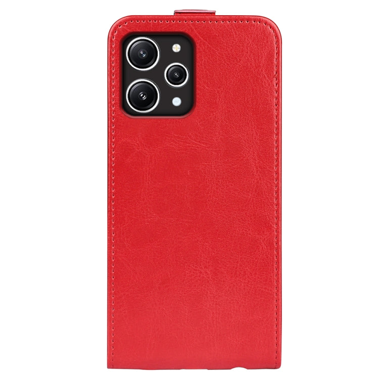 For Xiaomi Redmi 12 R64 Texture Vertical Flip Leather Phone Case
