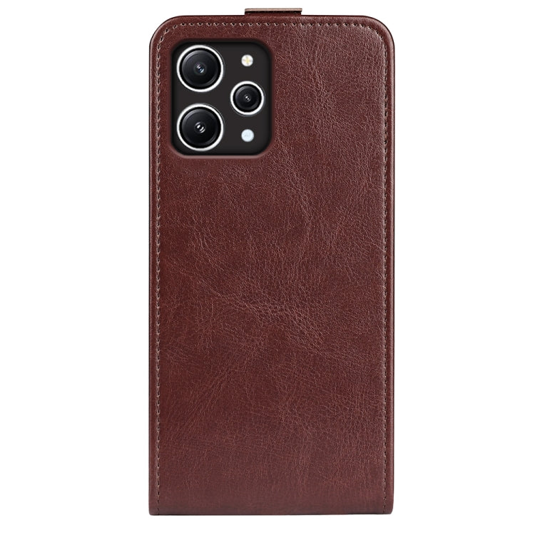 For Xiaomi Redmi 12 R64 Texture Vertical Flip Leather Phone Case