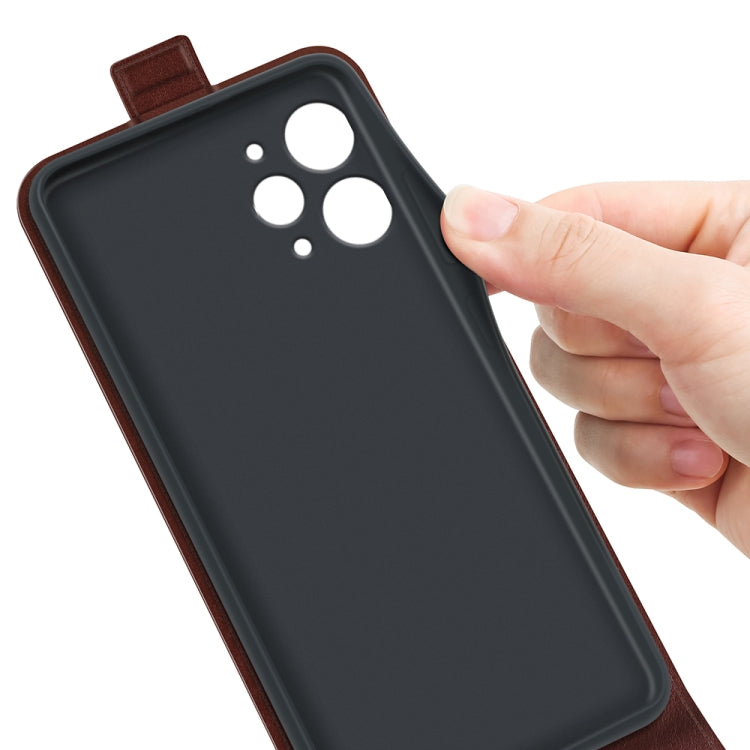 For Xiaomi Redmi 12 R64 Texture Vertical Flip Leather Phone Case