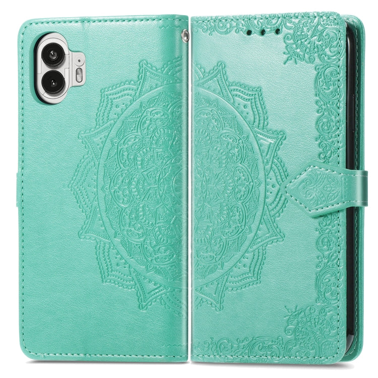 For Nothing Phone 2 Mandala Flower Embossed Leather Phone Case