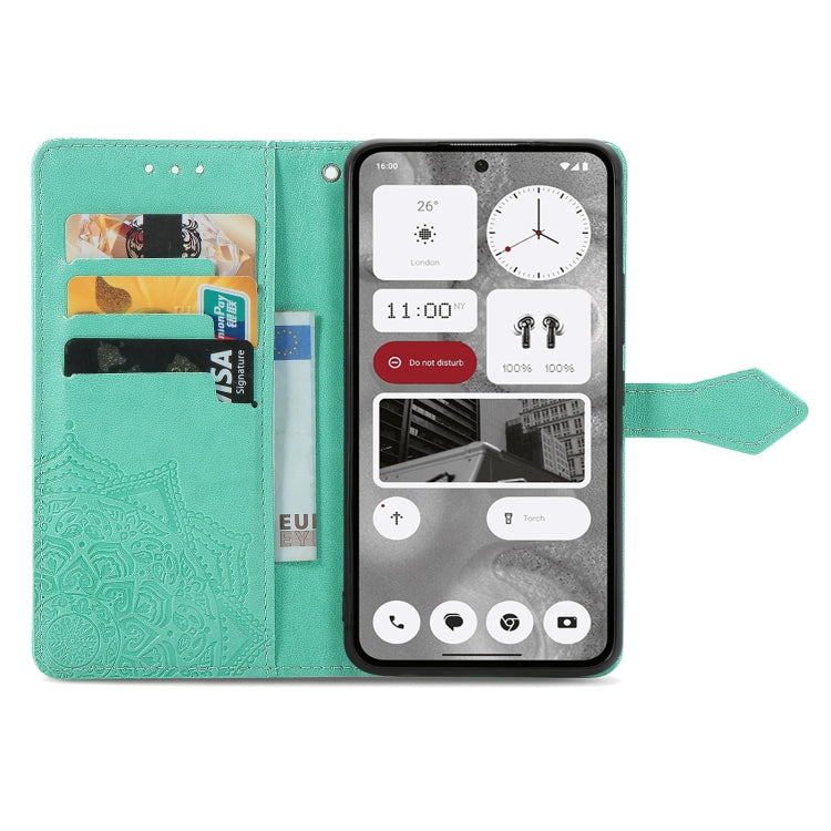 For Nothing Phone 2 Mandala Flower Embossed Leather Phone Case