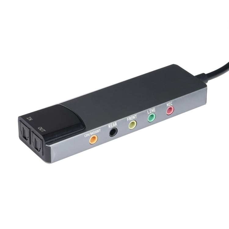 HY-601 6 in 1 USB Multi-Functional Sound Card USB + Audio 3.5 + 7.1CH / OPTICAL