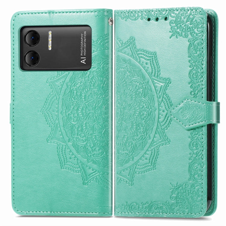 For DOOGEE X98 Pro / X98 Mandala Flower Embossed Leather Phone Case