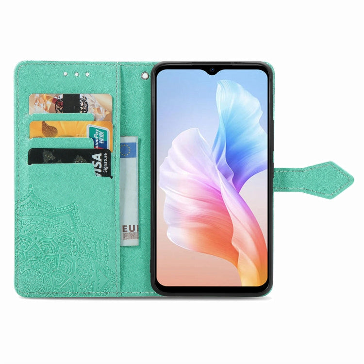 For DOOGEE X98 Pro / X98 Mandala Flower Embossed Leather Phone Case