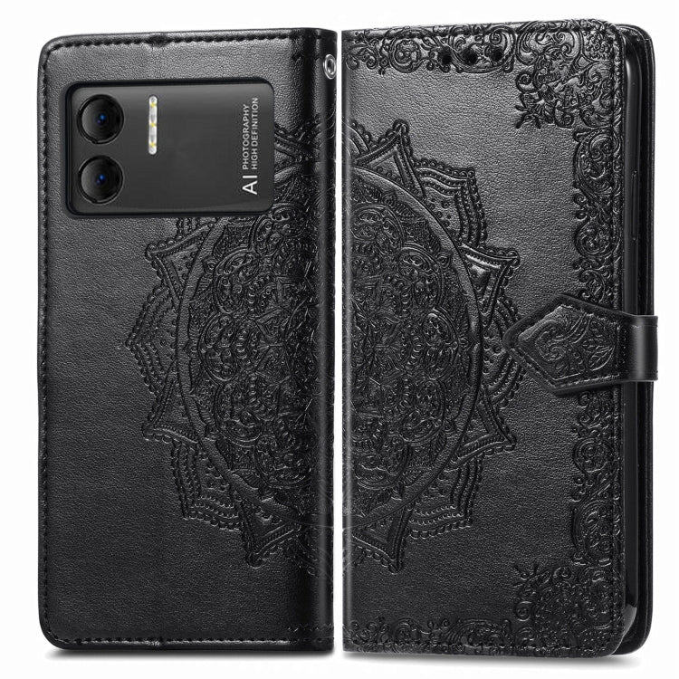 For DOOGEE X98 Pro / X98 Mandala Flower Embossed Leather Phone Case