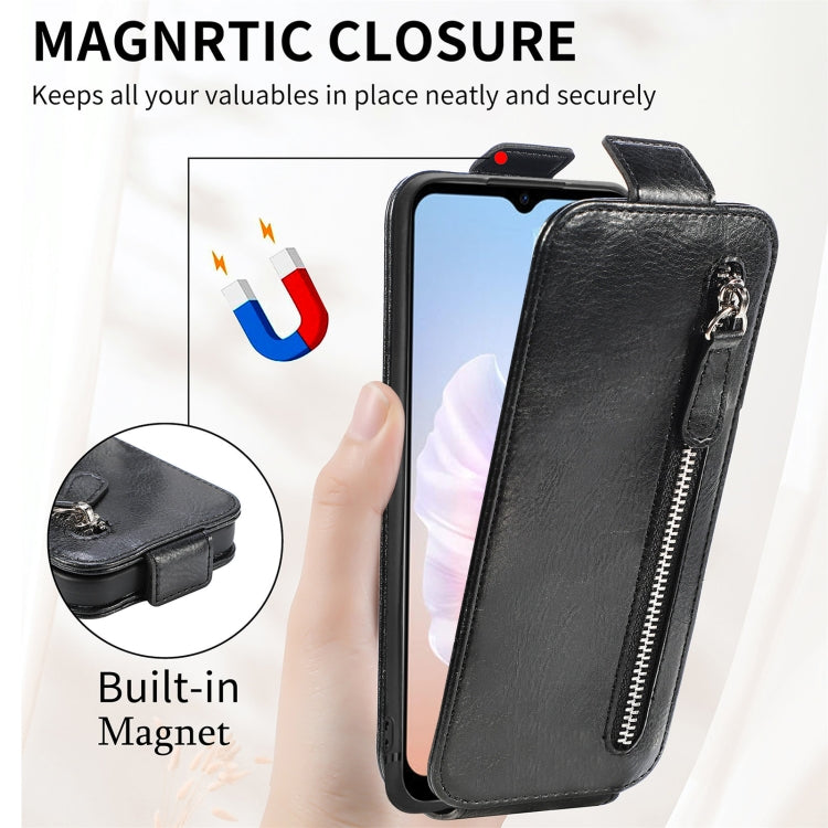 For DOOGEE X98 Pro / X98 Zipper Wallet Vertical Flip Leather Phone Case