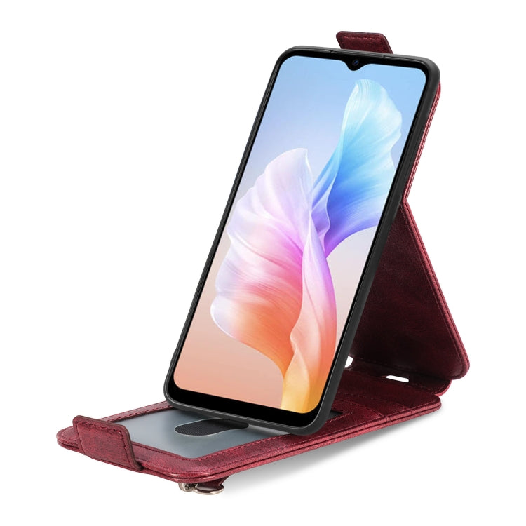 For DOOGEE X98 Pro / X98 Zipper Wallet Vertical Flip Leather Phone Case