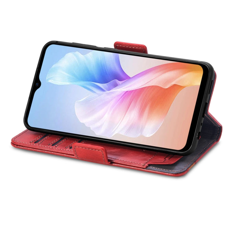 For DOOGEE X98 Pro / X98 CaseNeo Splicing Dual Magnetic Buckle Leather Phone Case