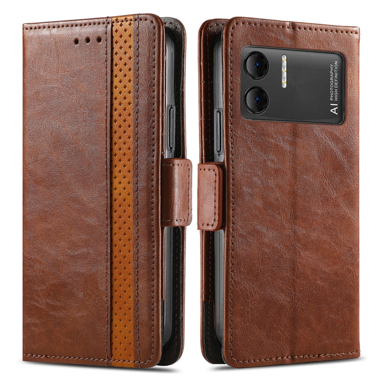 For DOOGEE X98 Pro / X98 CaseNeo Splicing Dual Magnetic Buckle Leather Phone Case