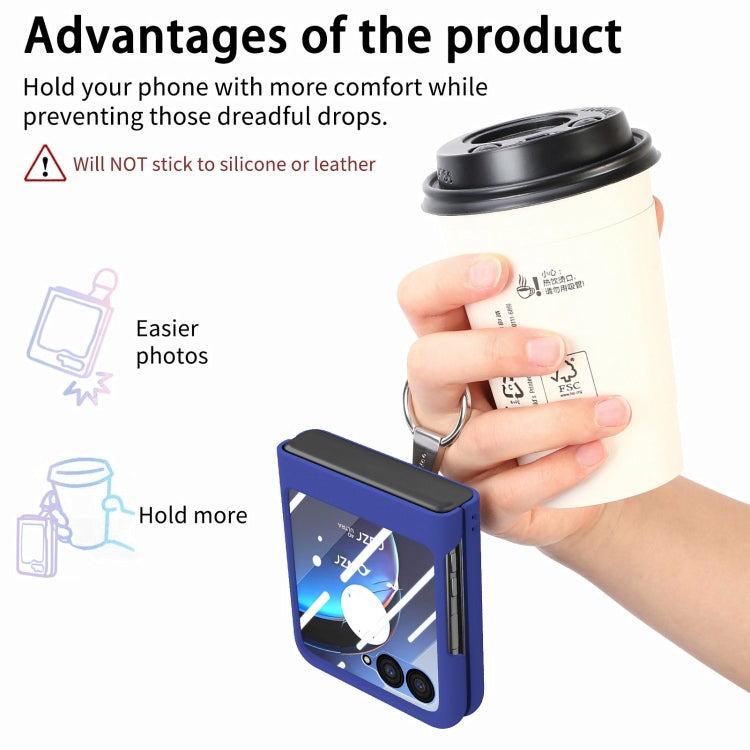 For Motorola zara 40 Ultra Skin-Sensitive Integrated Ring Phone Case