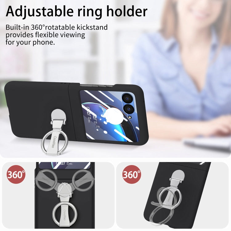 For Motorola zara 40 Ultra Skin-Sensitive Integrated Ring Phone Case