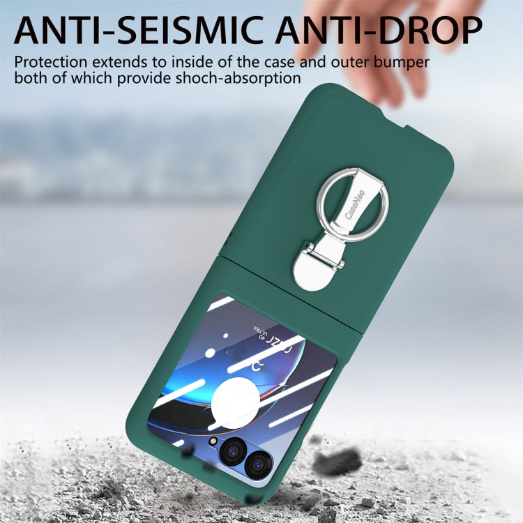 For Motorola zara 40 Ultra Skin-Sensitive Integrated Ring Phone Case