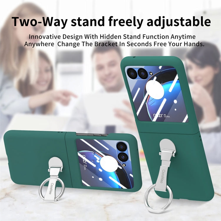 For Motorola zara 40 Ultra Skin-Sensitive Integrated Ring Phone Case