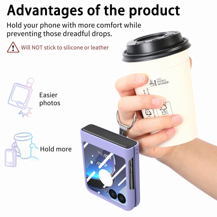 For Motorola zara 40 Ultra Skin-Sensitive Integrated Ring Phone Case