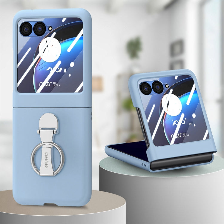 For Motorola zara 40 Ultra Skin-Sensitive Integrated Ring Phone Case