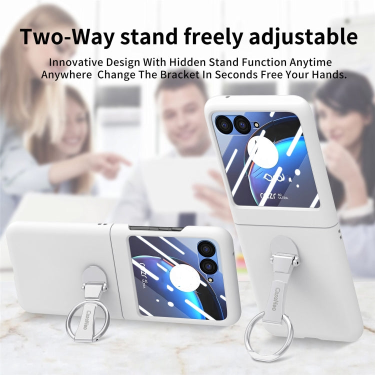 For Motorola zara 40 Ultra Skin-Sensitive Integrated Ring Phone Case