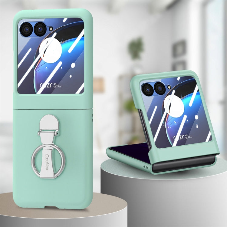 For Motorola zara 40 Ultra Skin-Sensitive Integrated Ring Phone Case