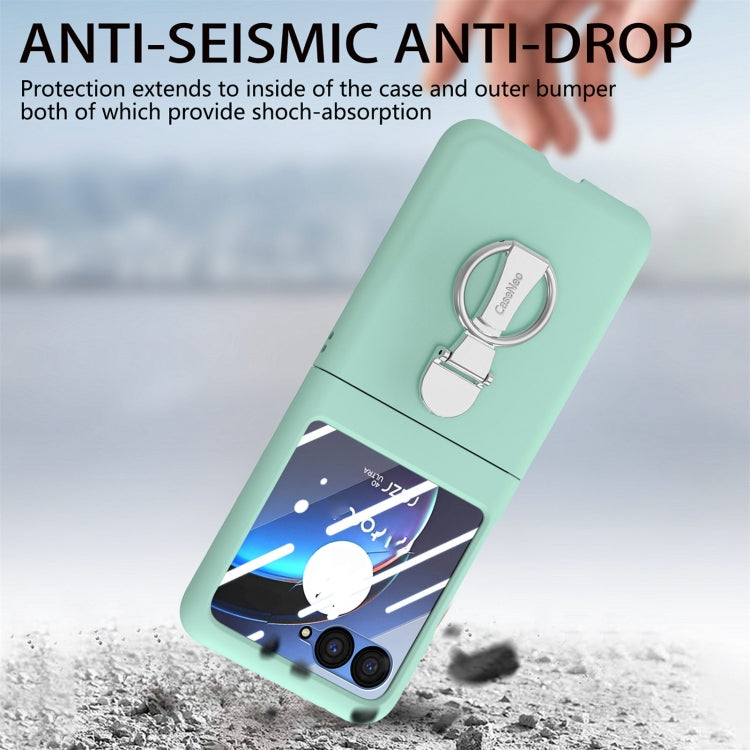 For Motorola zara 40 Ultra Skin-Sensitive Integrated Ring Phone Case