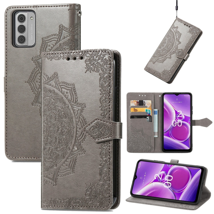 For Nokia G42 Mandala Flower Embossed Leather Phone Case