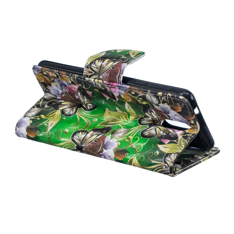 3D Colored Drawing Pattern Horizontal Flip Leather Case for Nokia 3.1, with Holder & Card Slots & Wallet