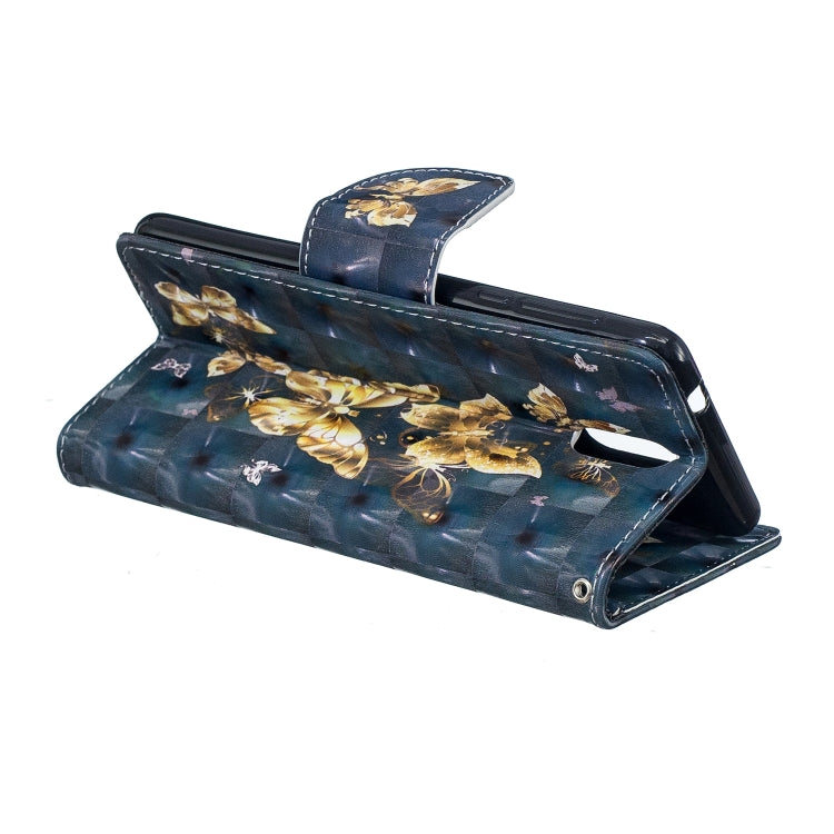 3D Colored Drawing Pattern Horizontal Flip Leather Case for Nokia 3.1, with Holder & Card Slots & Wallet