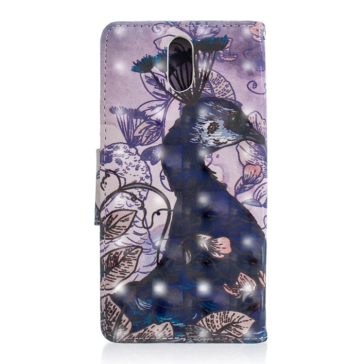 3D Colored Drawing Pattern Horizontal Flip Leather Case for Nokia 3.1, with Holder & Card Slots & Wallet