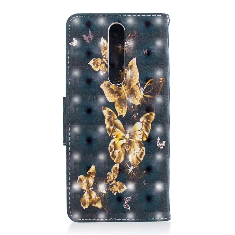 3D Colored Drawing Pattern Horizontal Flip Leather Case for Nokia 5.1, with Holder & Card Slots & Wallet