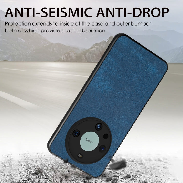 For Huawei Mate 60 Pro Vintage Leather PC Back Phone Case