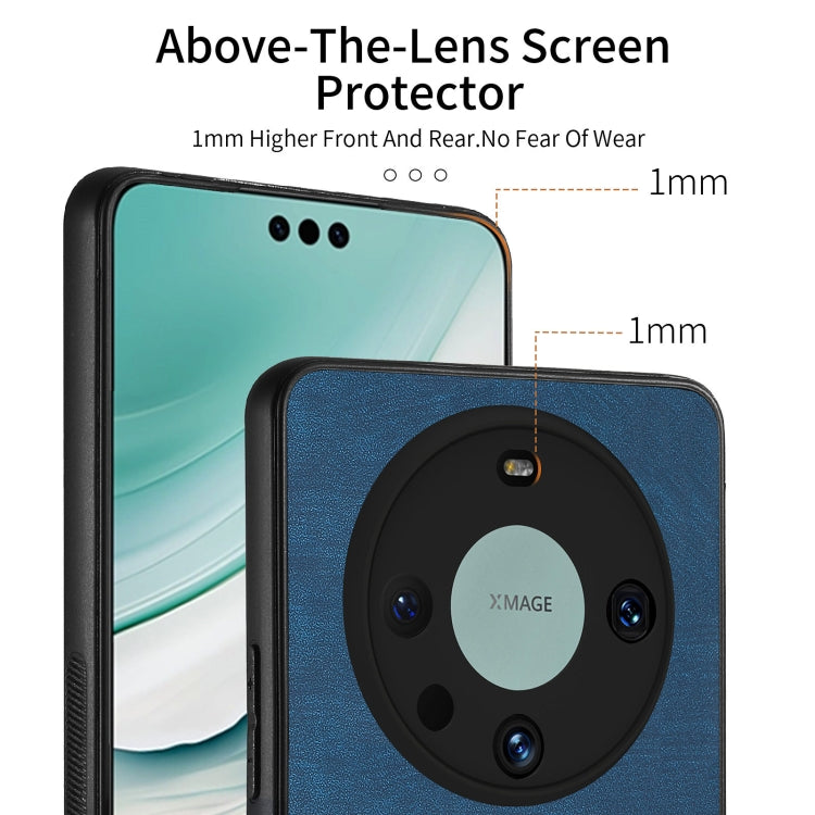 For Huawei Mate 60 Pro Vintage Leather PC Back Phone Case