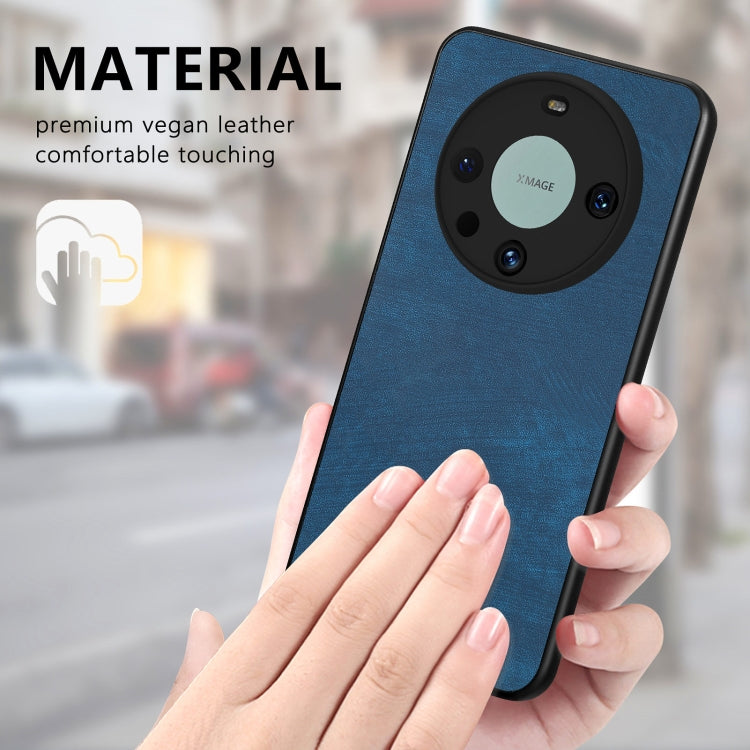 For Huawei Mate 60 Pro Vintage Leather PC Back Phone Case