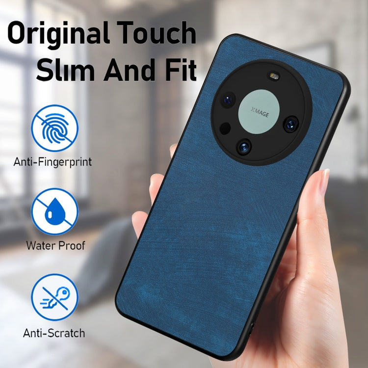 For Huawei Mate 60 Pro Vintage Leather PC Back Phone Case