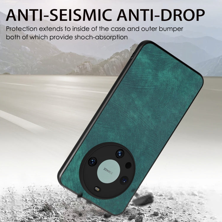 For Huawei Mate 60 Pro Vintage Leather PC Back Phone Case